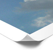 Tennisliefhebber, Racket en Bal in Lucht Poster (Hoek)