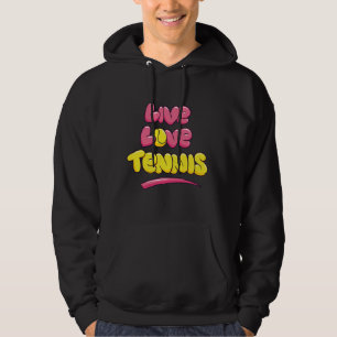 Tennisliefhebber Zegt Hoodie