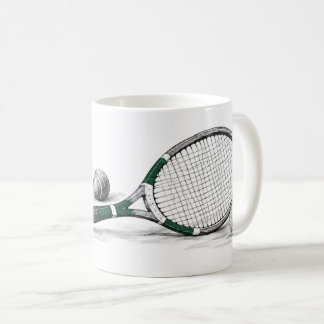 tennismokken, om uw warme dranken te proeven koffiemok
