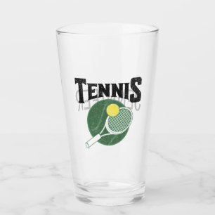 Tennisontwerp Glas