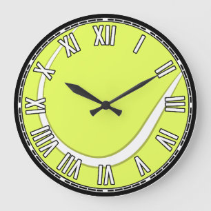 Tennisontwerp grote klok