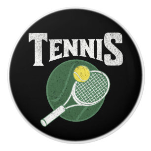 Tennisontwerp Keramische Knop