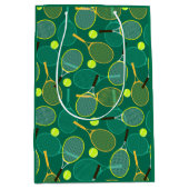 Tennisontwerp Medium Cadeauzakje (Voorkant)