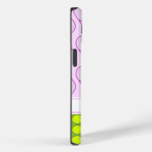 Tennispatroon aangepaste naam roze groen Case-Mate iPhone case (Achterkant / Rechts)