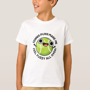 Tennispuns geven me overal een wazig gevoel t-shirt