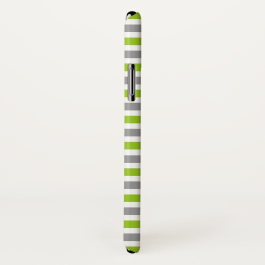 Tennisracket en bal groene strepen Case-Mate iPhone case (Achterkant / rechts)