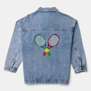 Tennisrackets & Bal Denim Jacket