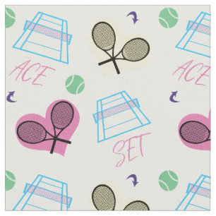 Tennisrackets en tennisrechtbanken stof