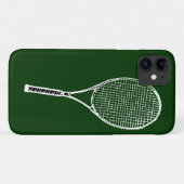 tennisracquet Case-Mate iPhone case (Achterkant (horizontaal))