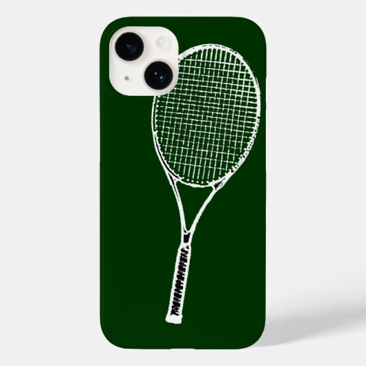 tennisracquet Case-Mate iPhone case (Achterkant)