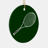 tennisracquet keramisch ornament (Rechts)