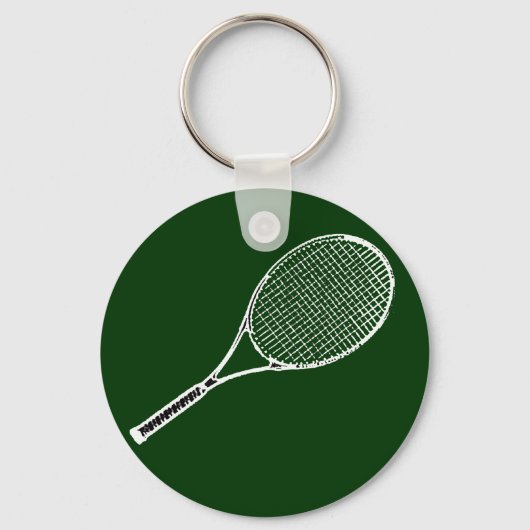 tennisracquet sleutelhanger (Voorkant)
