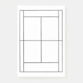 Tennisrecord Post-it Notes (Voorkant)