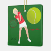 Tennisser Blonde Keepsake Ornament (Links)