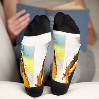 Tennissocken mit Tennismotiv Sokken