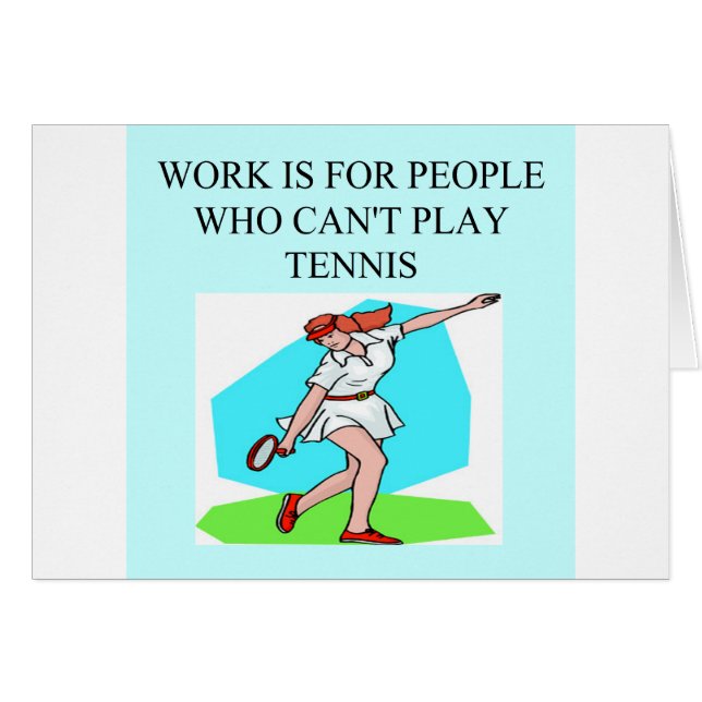 tennisspeler (Voorkant Horizontaal)