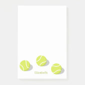 tennisspeler cadeautjes jongens gepersonaliseerd post-it® notes (Voorkant)