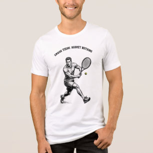 Tennisspeler Grafisch T-Shirt – Dynamische Sporten