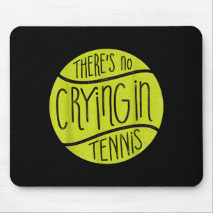 Tennisspeler huilende tennisbal grappig sport cade muismat