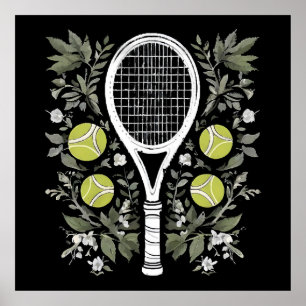 Tennisspeler Poster