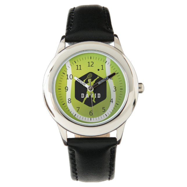  tennisster | Cool Sport Horloge (Voorkant)