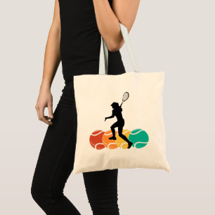 Tennisster Meisje, Tennis Meisje Verjaardag Tote Bag