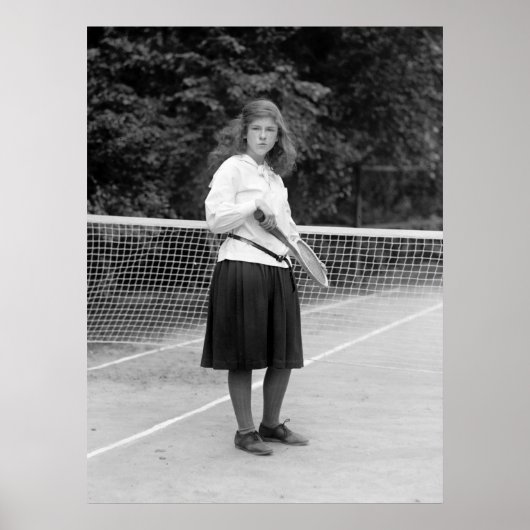 Tennisstijl 1920s poster (Voorkant)