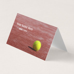 Tennistrainer Visitekaartjes