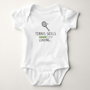 Tennisvaardigheden laden Grappige tennis Romper