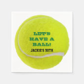 Tennisviering Heb een Bal Servet (Voorkant)