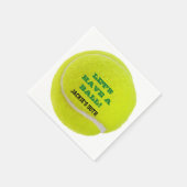 Tennisviering Heb een Bal Servet (Hoek)