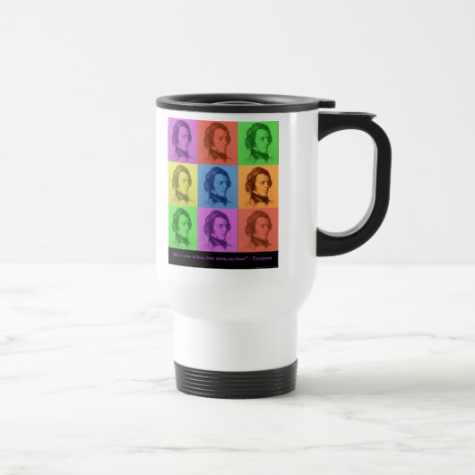 Tennyson "L'amour est long" Tasse de voyage Pop Ar (Droite)