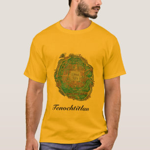 Tenochtitlan kaart Shirt