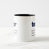 Ténor drôle tasse cadeau cadeau, ténor choir cadea (Centre)