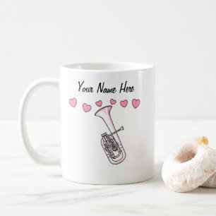 Tenor Horn Custom Wedding Mok Messing Muzikant