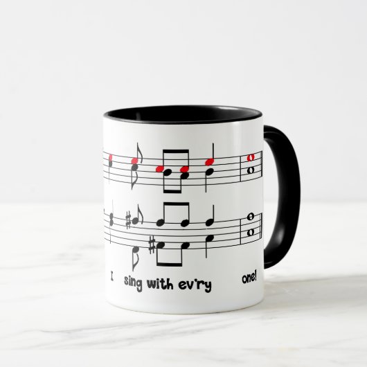 Tenor Label "I sing with ev ry one" Mok (Voorkant rechts)