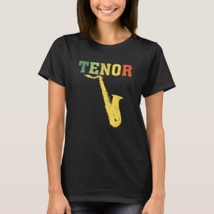 Tenor Saxophone Player Jazz Music T-shirt