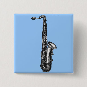 Tenor Saxophone Vierkante Button 5,1 Cm