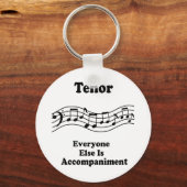 Tenor Singer Gift Sleutelhanger (Voorkant)