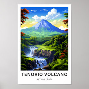 Tenorio Volcano National Park Reisprint Poster