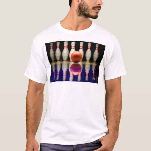 Tenpin Bowling Strike. T-shirt (Voorkant)