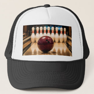 Tenpin Bowling Strike. Trucker Pet