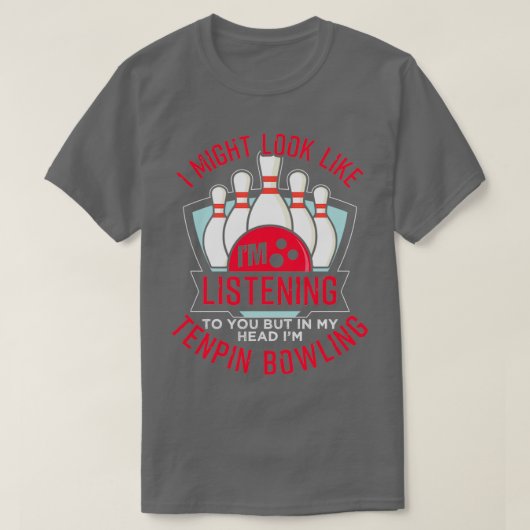 Tenpin Bowling T-shirt (Design voorkant)