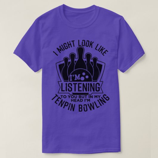 Tenpin Bowling T T-shirt (Design voorkant)