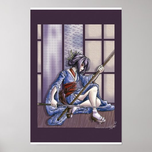 Tenshi de ninja geisha poster (Voorkant)