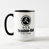 Tenshin-Kai Karate Logo Coffee Mok (Links)