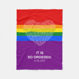 Tenslotte Equal Fleece Blanket