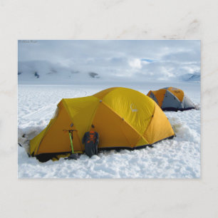 Tent Camping on the Juneau Icefield, Alaska Briefkaart