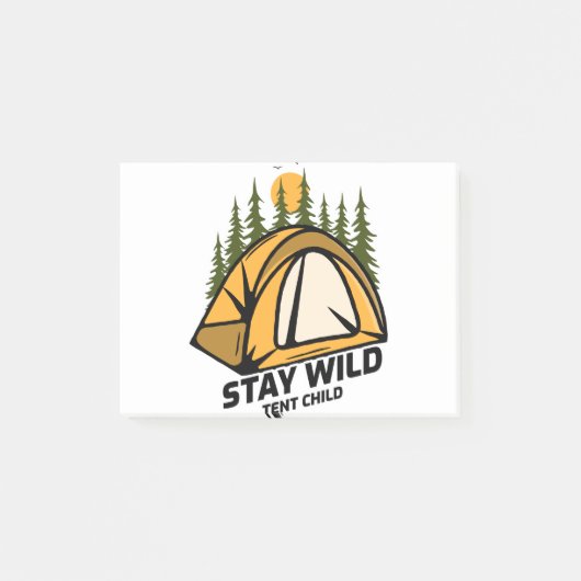 Tent Camping Post-it® Notes (Voorkant)