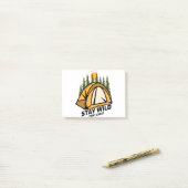 Tent Camping Post-it® Notes (Op bureau)